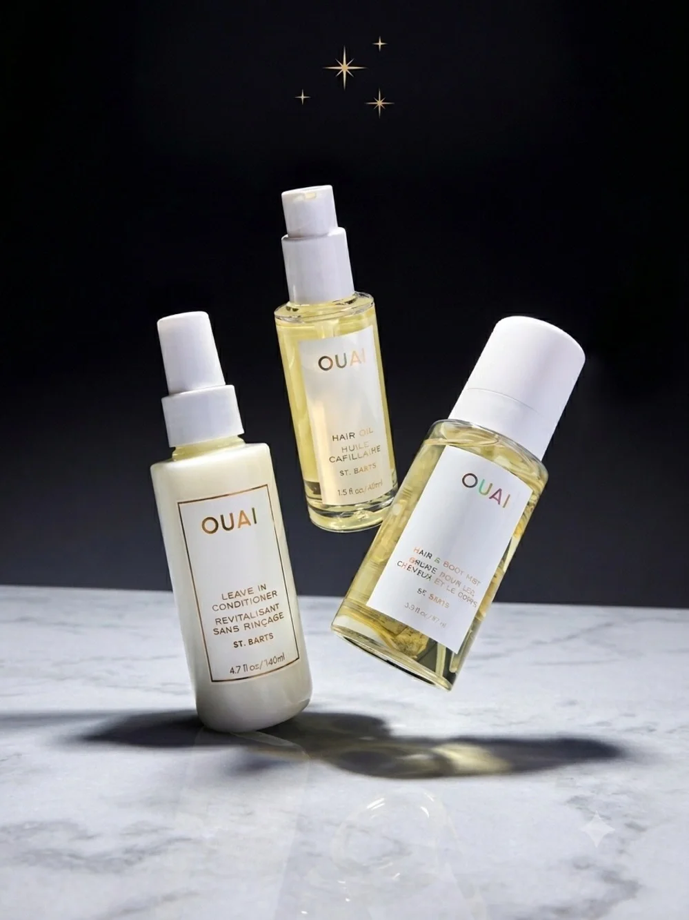 OUAI Saint Barts 3 Piece Season’s Greetings Limited Edition Set New In Box - Picture 6 of 9